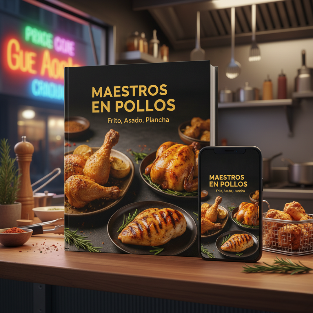 🍗 Experto en Pollos 50 Recetas y secretos del pollo crujiente, jugoso y callejero mas famoso del mundo